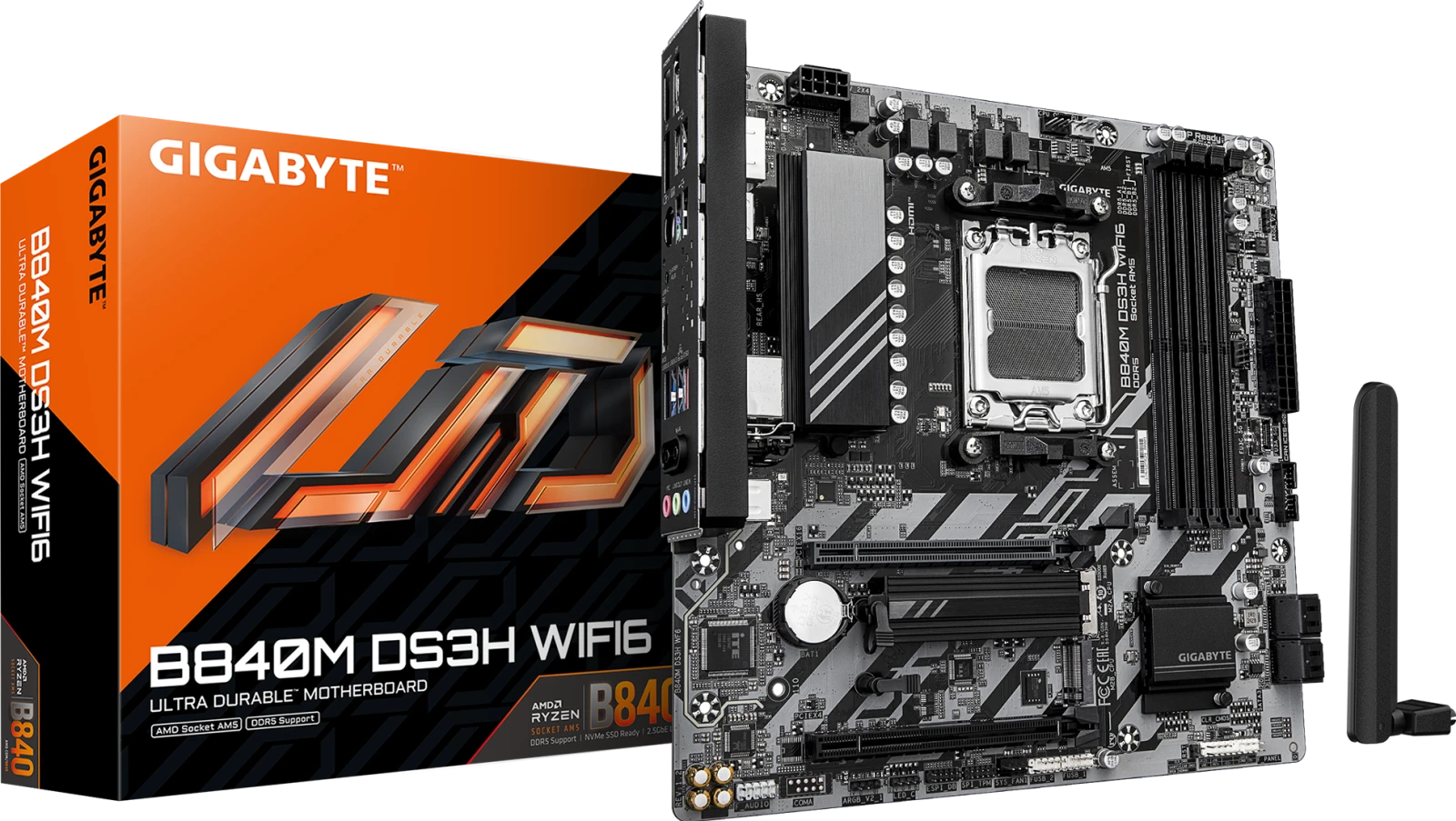 Gigabyte B840M DS3H WIFI6 (Rev. 1.2)